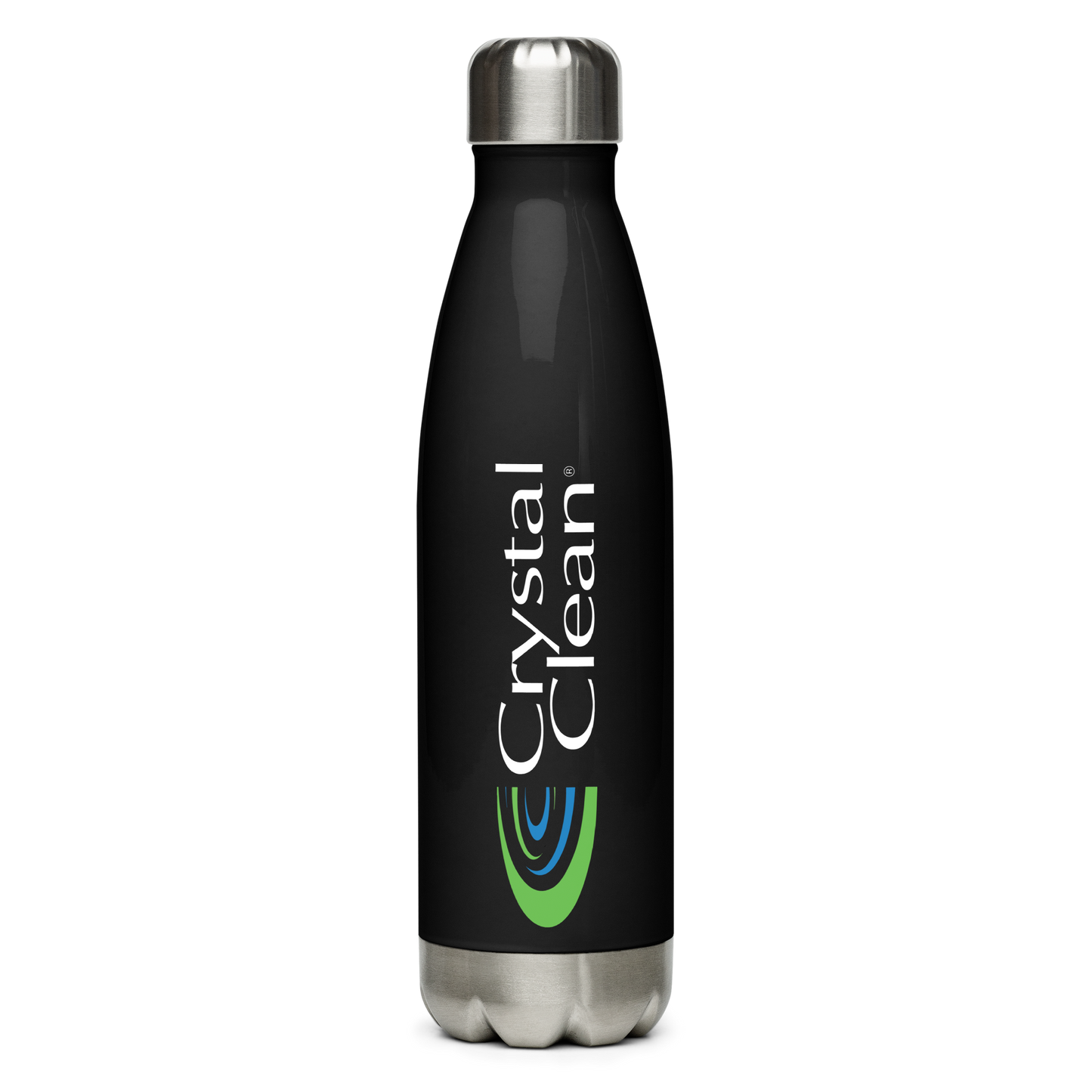 Crystal Clean Stainless Steel Water Bottle